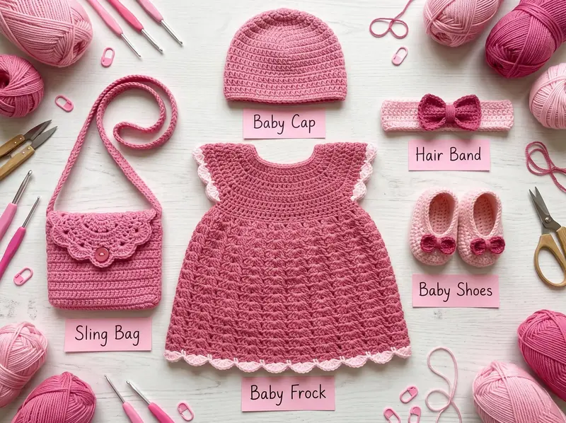 Crochet Full Course projects